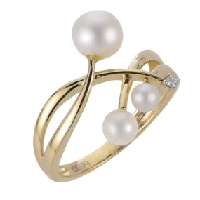 14k Gold Freshwater Pearl Ring