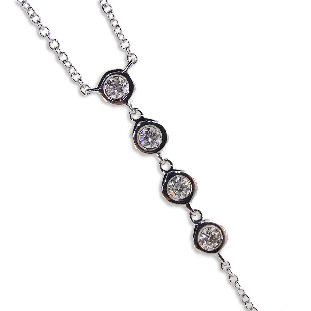 14KT WG Long Necklace