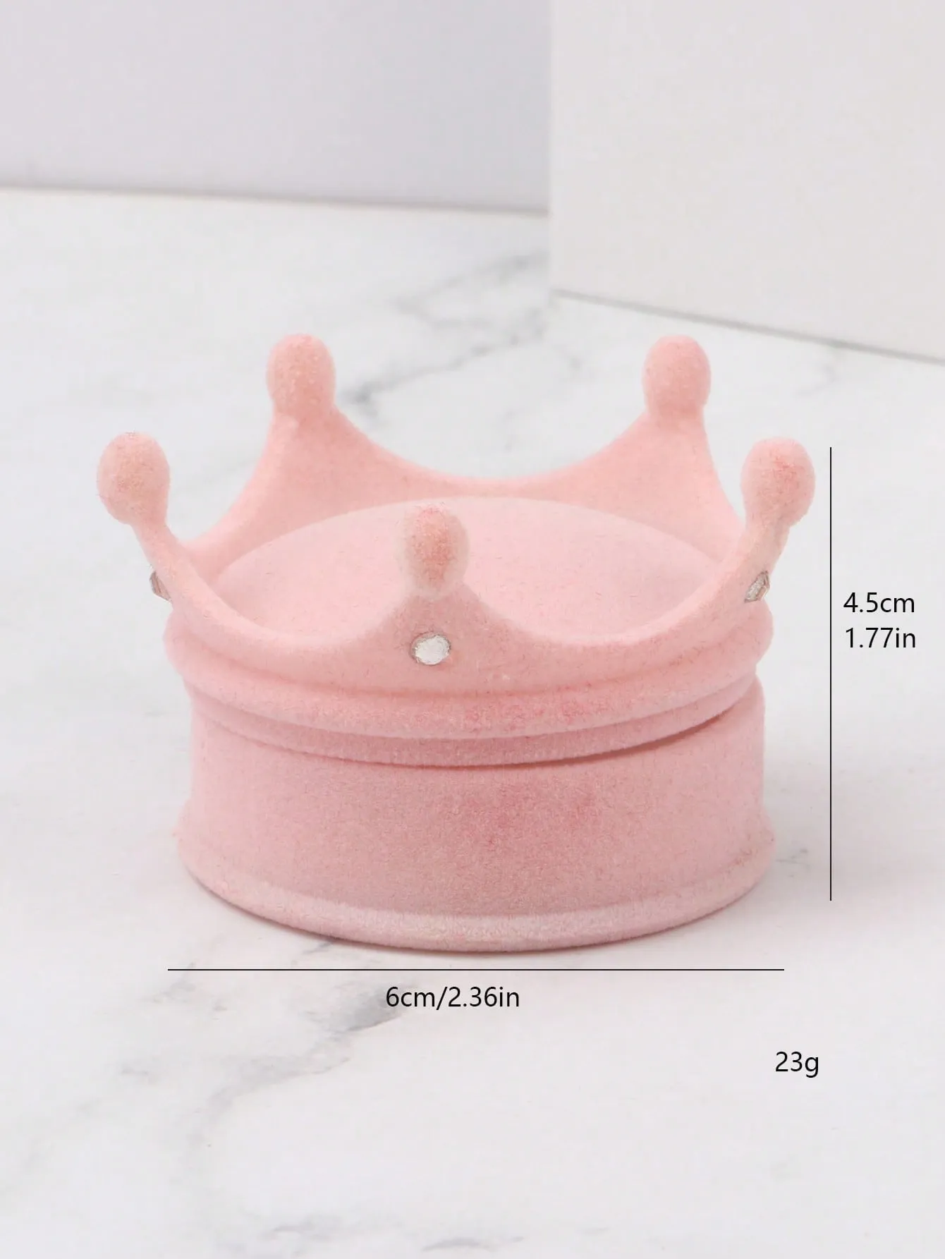 1pc Crown Shaped Jewelry Storage Box