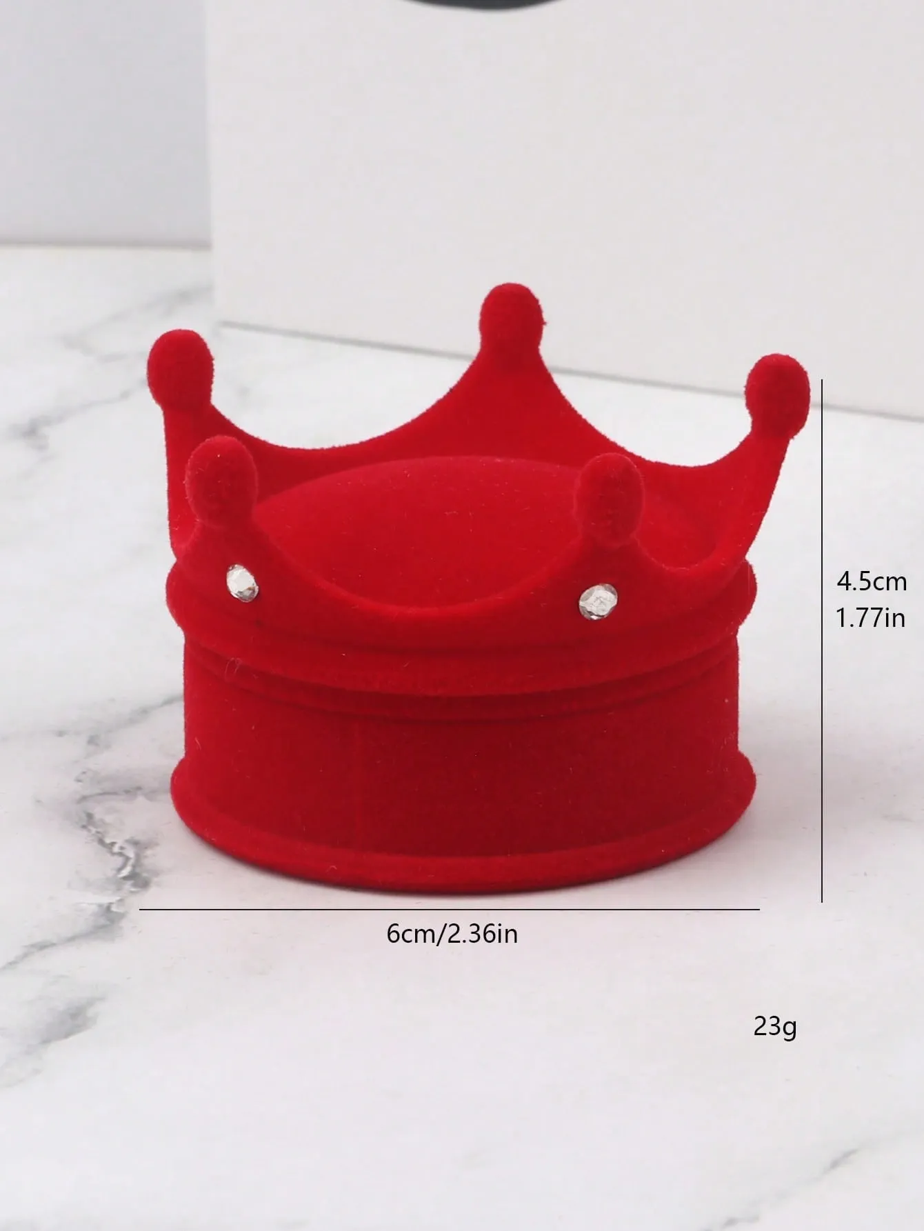 1pc Crown Shaped Jewelry Storage Box