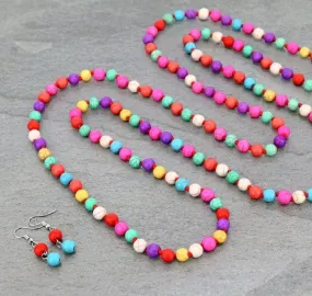 60” Long Fiesta necklace