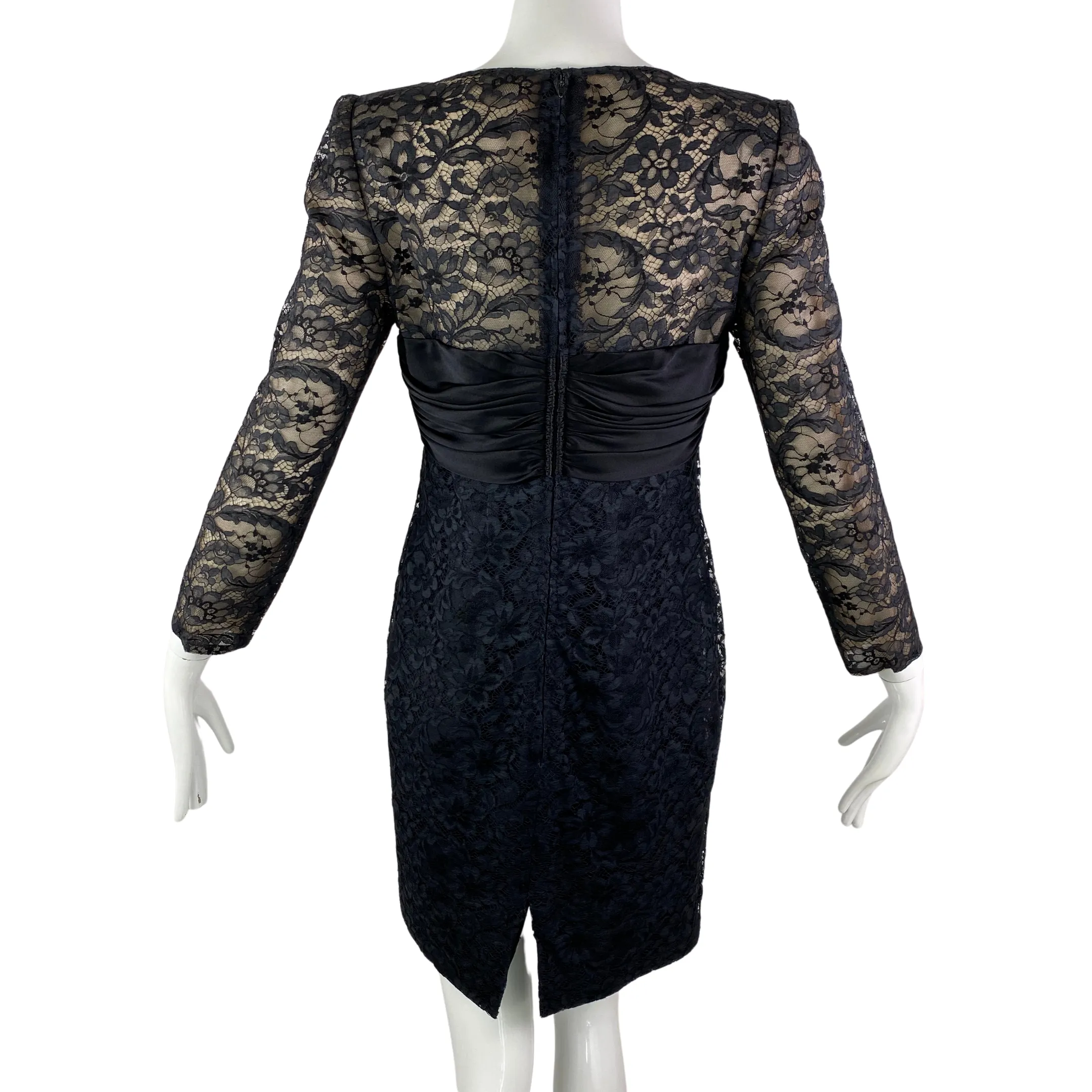 80's CH by Carolina Herrera Lace Dress