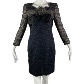 80's CH by Carolina Herrera Lace Dress