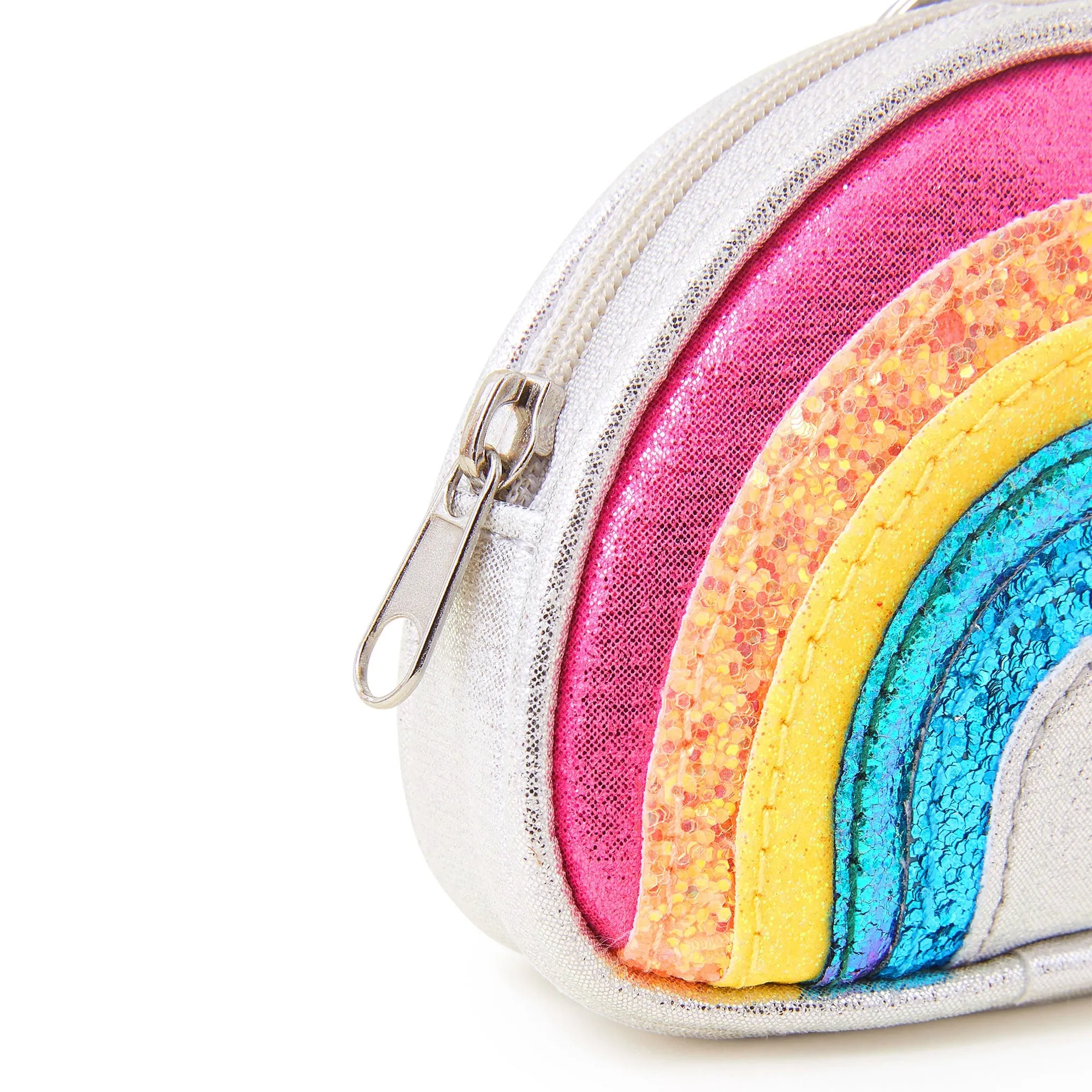 Accessorize London Girl's Rainbow Keychain Purse