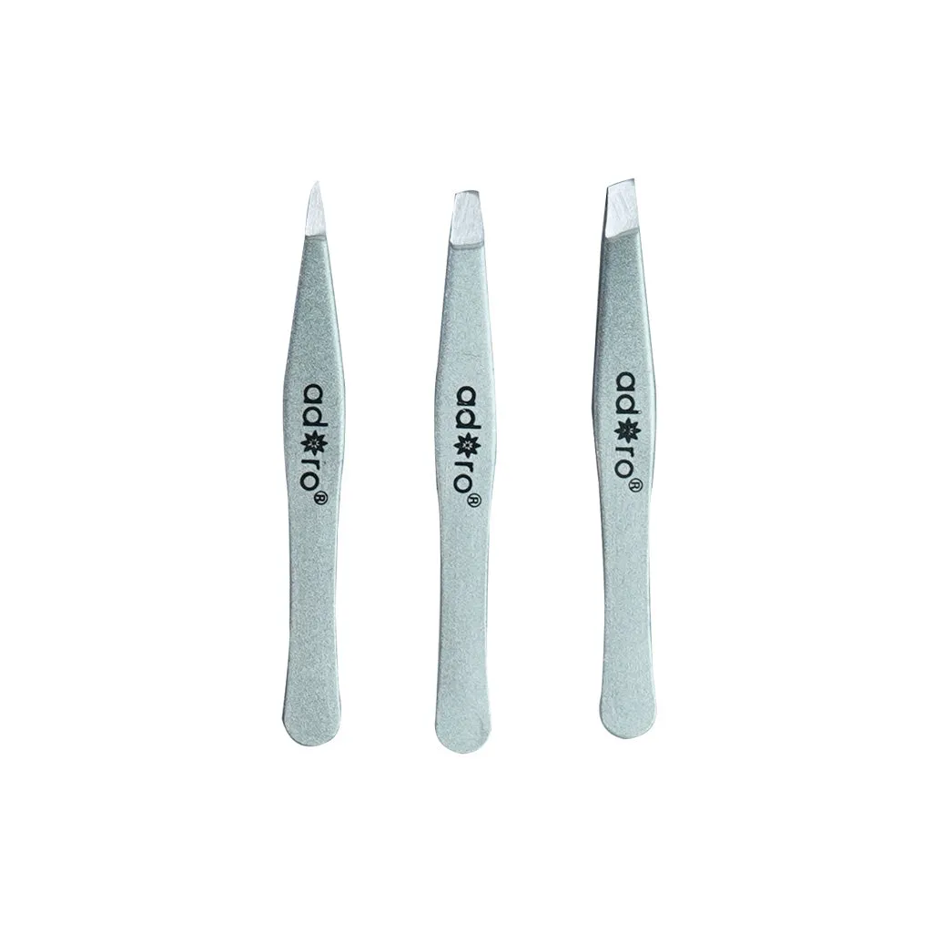 ADORO Mini Tweezer Set de Mini Pinzas Para Depilar