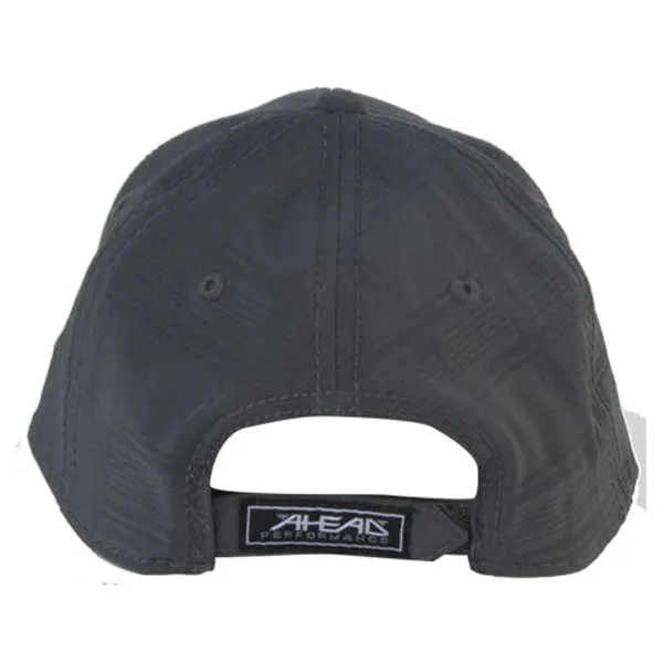 AHEAD Graphite Textured Plaid Tech Cap