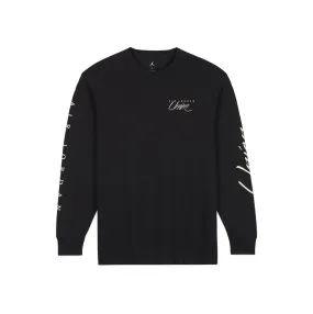 AIR JORDAN x UNION LONG SLEEVE T-SHIRT -  BLACK/COCONUT MILK