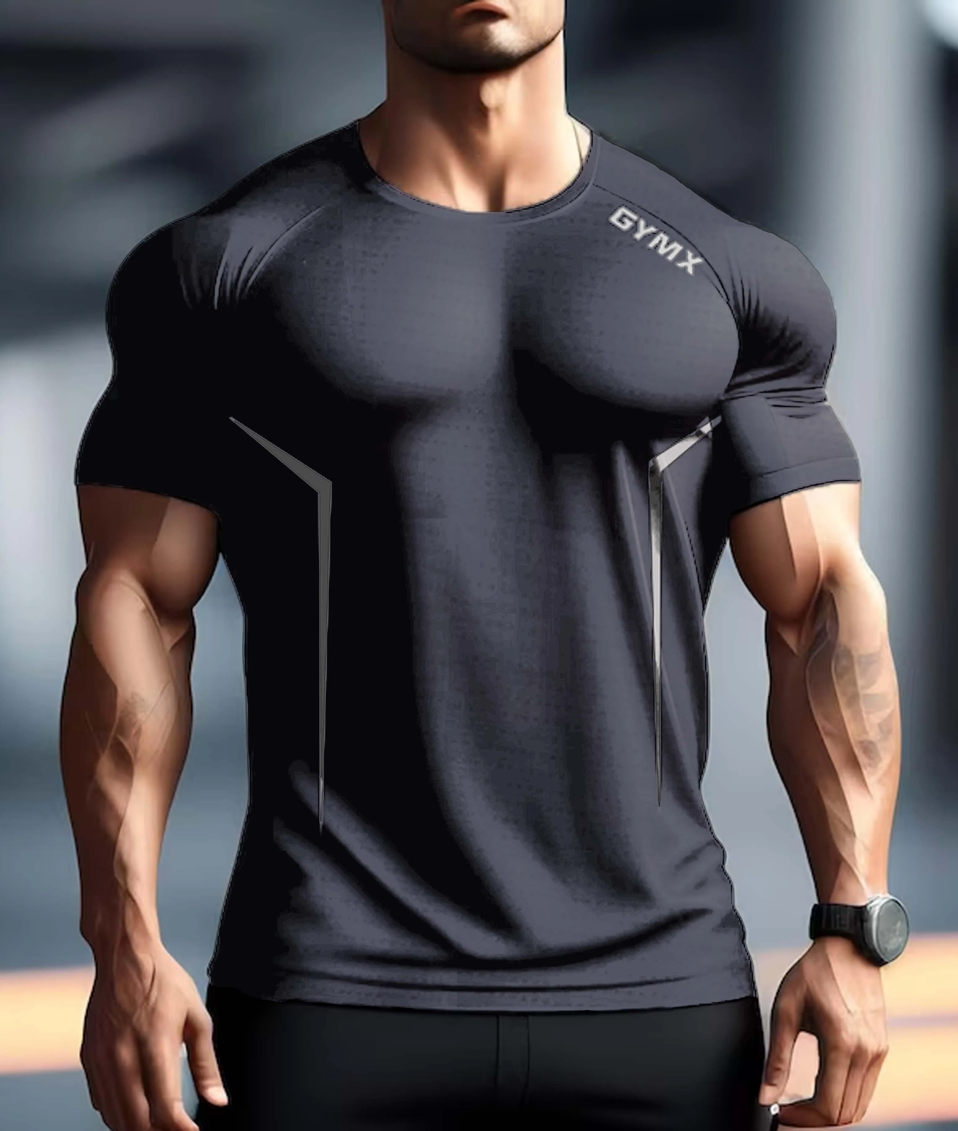 Airflow Steel Grey GymX Tee