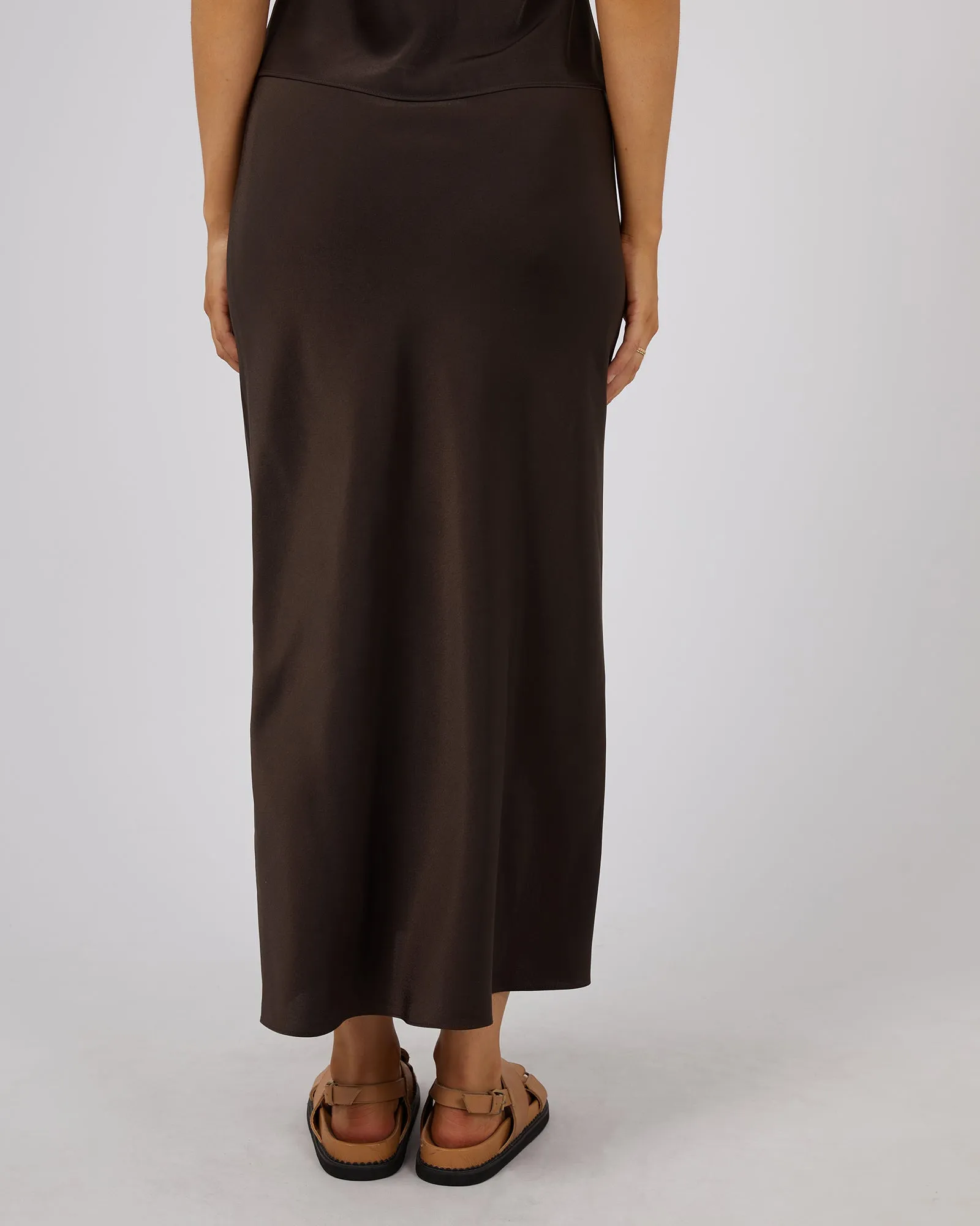 All About Eve Aire Maxi Skirt Brown