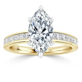 Amelia - 18ct Yellow Gold - Marquise