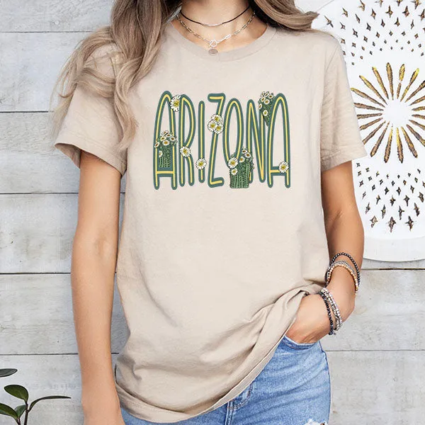 Arizona Saguaro Blossom Graphic Tee