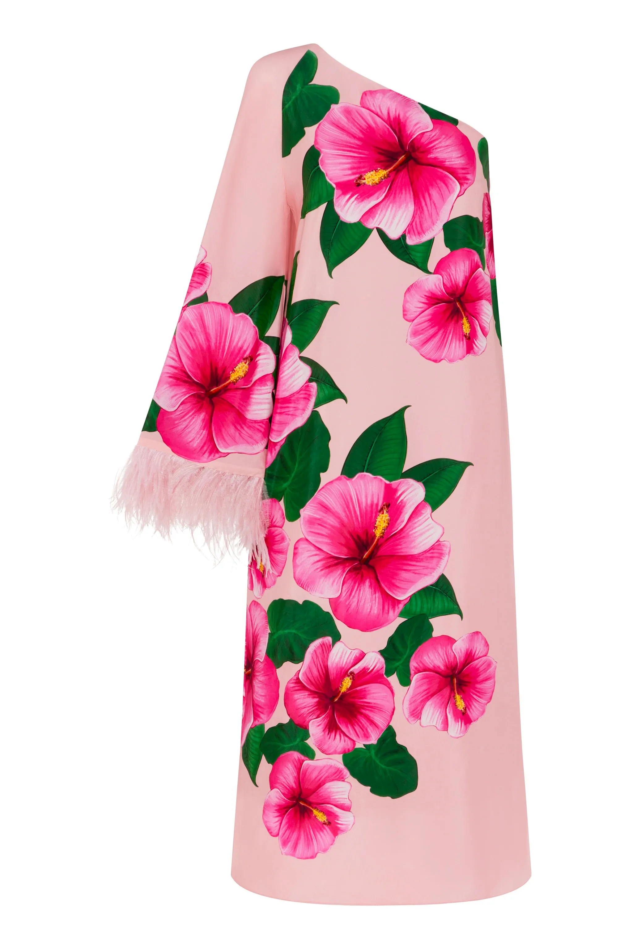 Aubrey Crepe Midi Dress - Nyx Pink