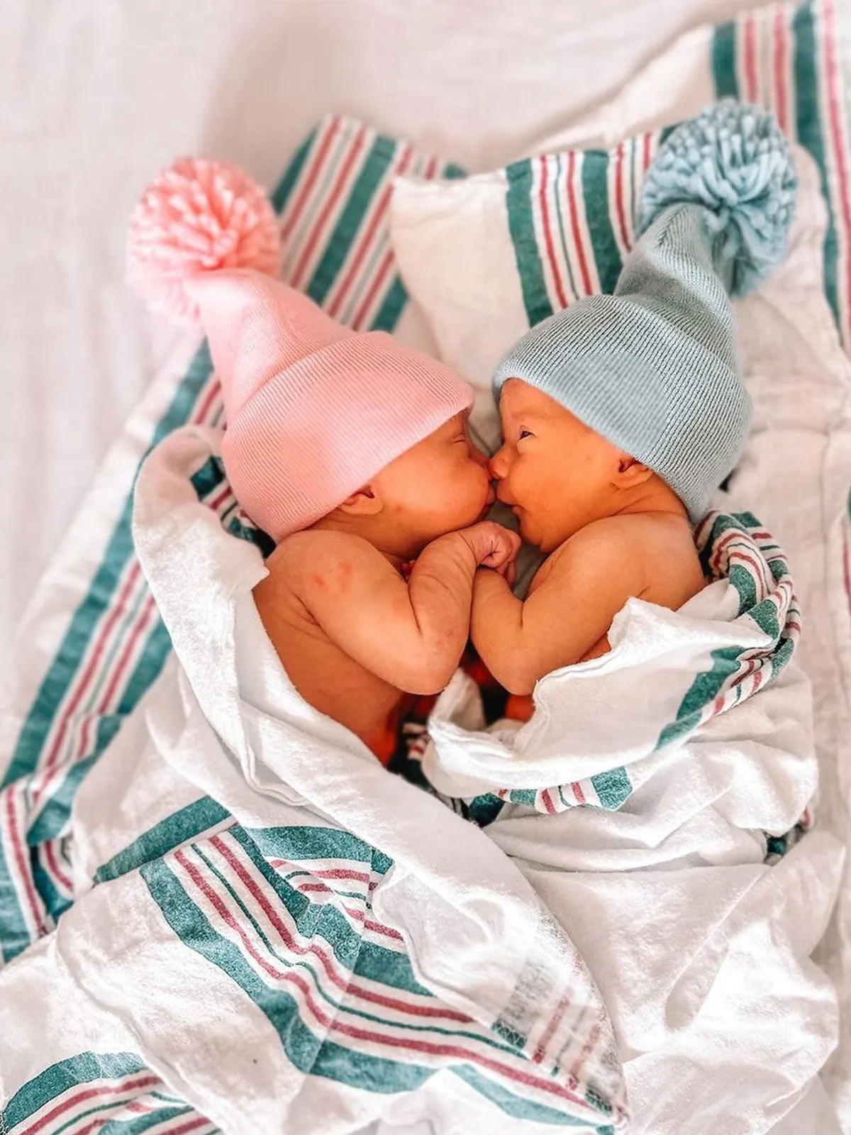 Baby's First Hat, Pink Pom