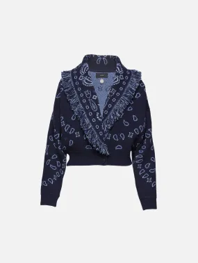 Bandana Jacquard Cardi Bomber