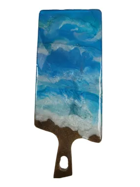 Beach Sand and Ocean Wave Resin Tray