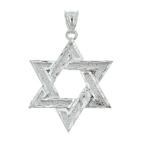 Better Jewelry 925 Sterling Silver Classic Star of David Pendant - MADE IN USA (6 grams)