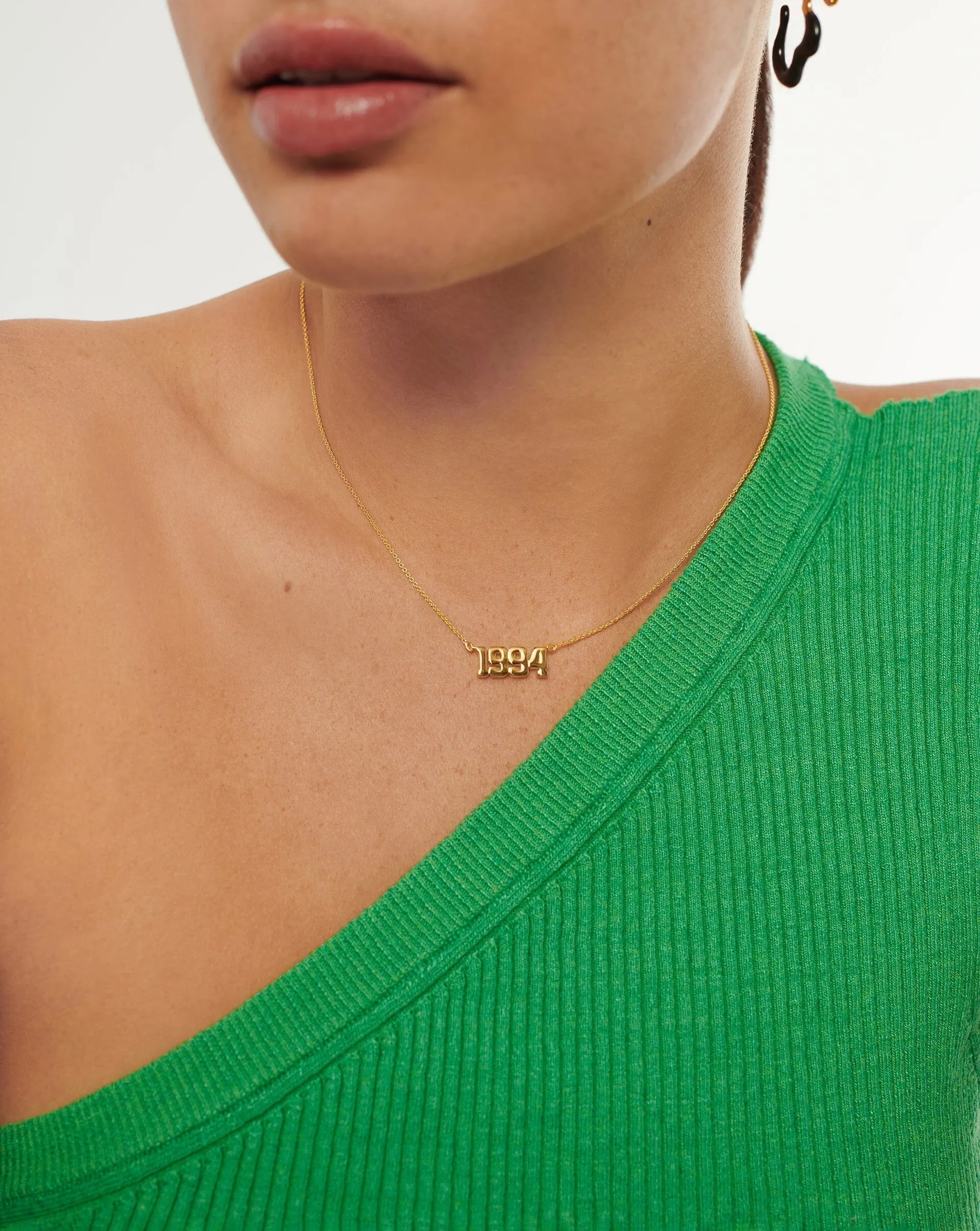 Birth Year Necklace  - Year 1994 | 18ct Gold Plated Vermeil