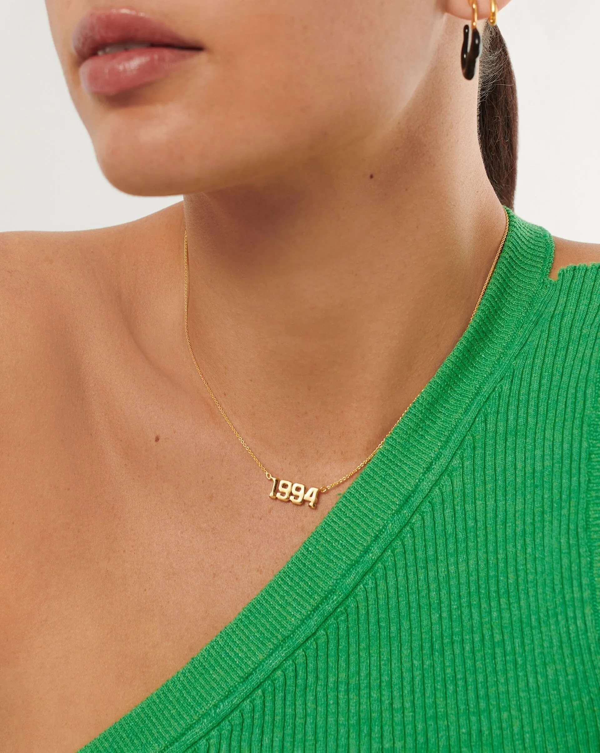 Birth Year Necklace  - Year 1994 | 18ct Gold Plated Vermeil