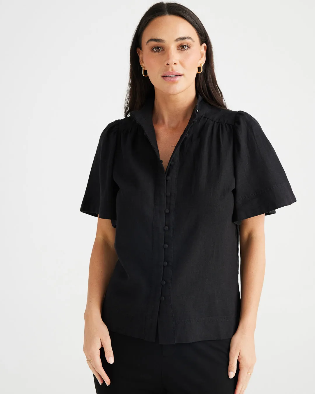 Brave & True Penelope Top Black