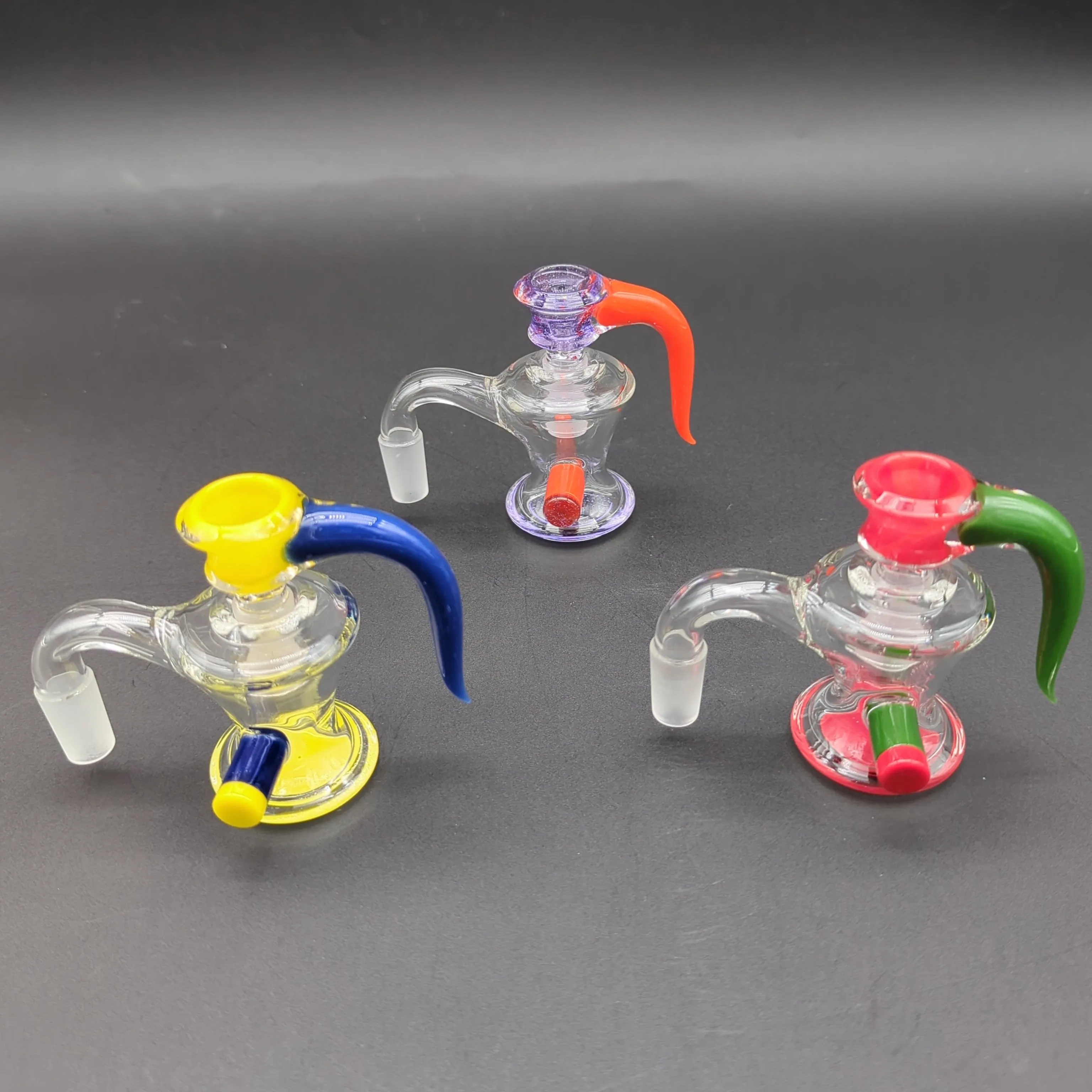 Color Matched Dry Ash Catcher   Bowl Set 14mm