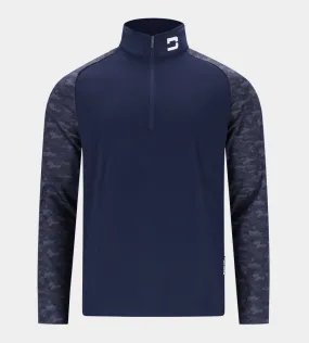 CONTRAST CAMO MIDLAYER - NAVY