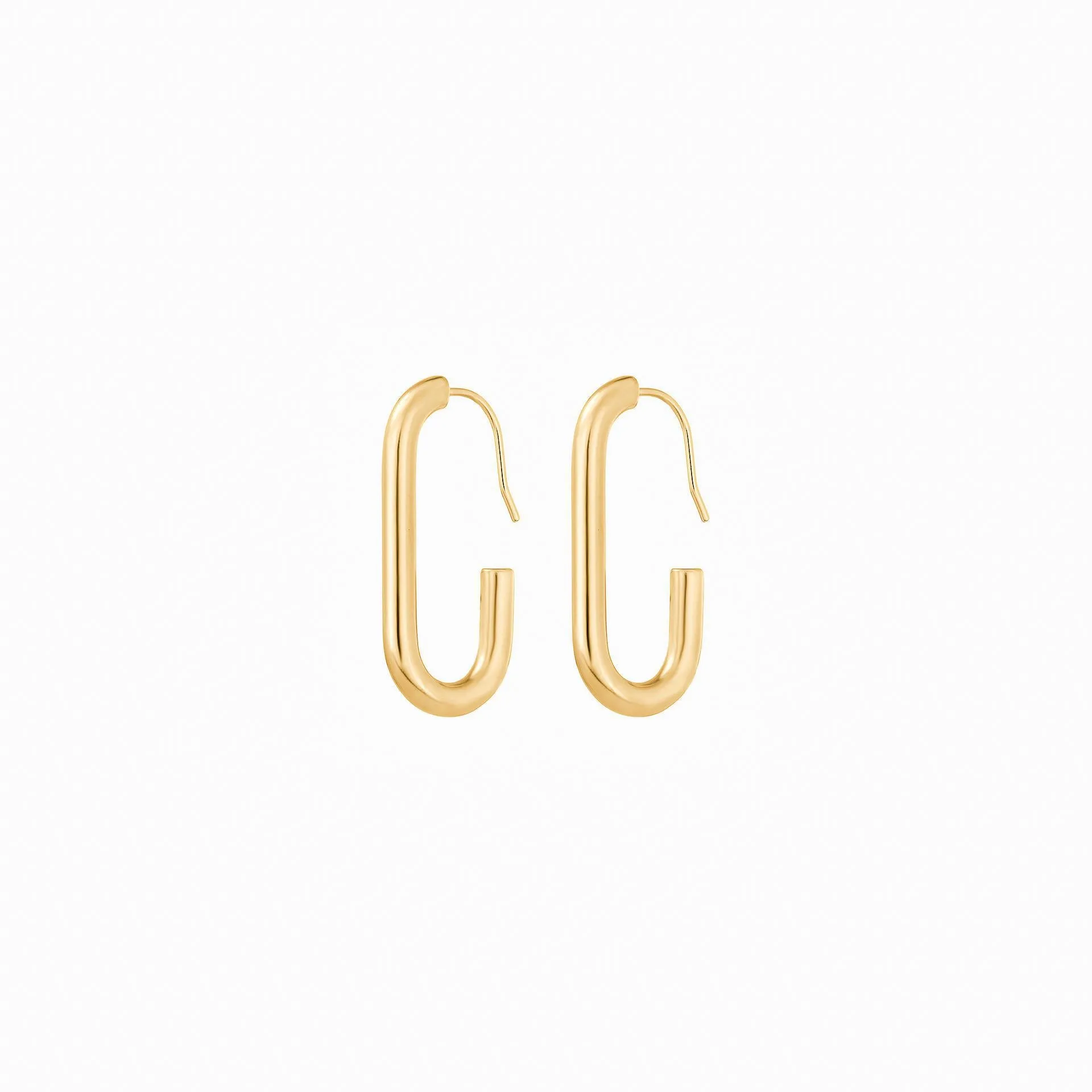 Cora Linear Hoop Earrings