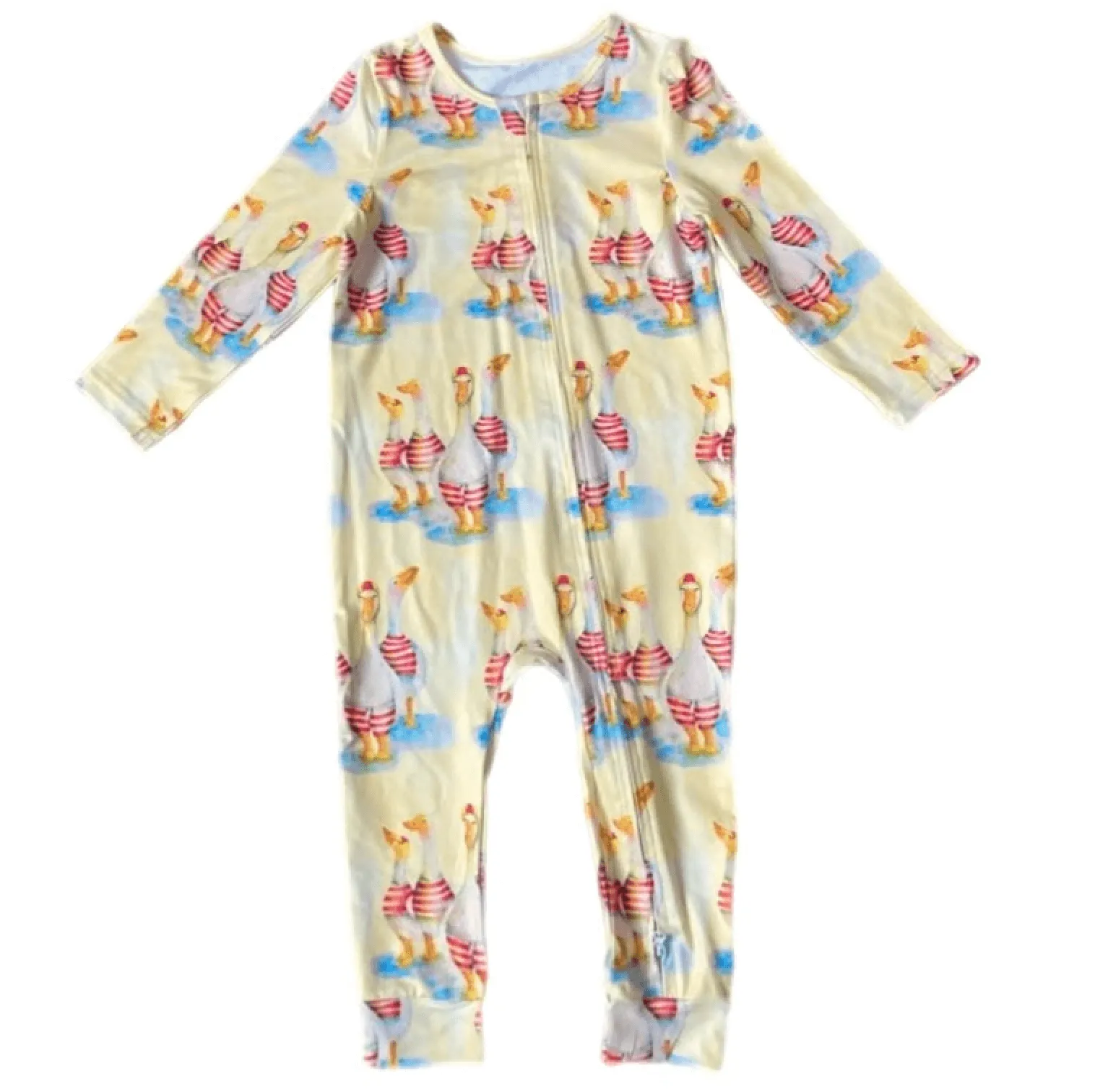 Dapper Ducks Zip Sleepsuit