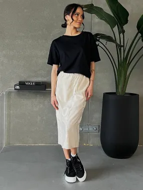 DEX Parachute Cargo Midi Skirt