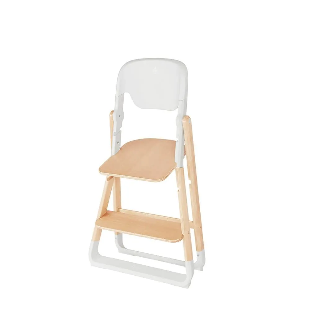 Ergobaby Evolve Highchair with Kitchen Helper Set - Natural Wood