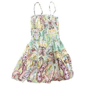 FBZ Chiffon Smocked Sleeveless Dress