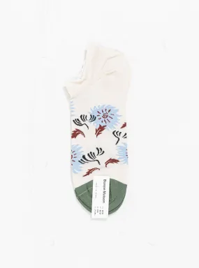 Fleurs No Show Sock Natural