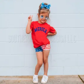 Fourth Of July shirt, American Made, 4th Of July Shirt Personalized, Boys Patriotic Shirts, Kids Independence Day Tee, Girls 4th Of July