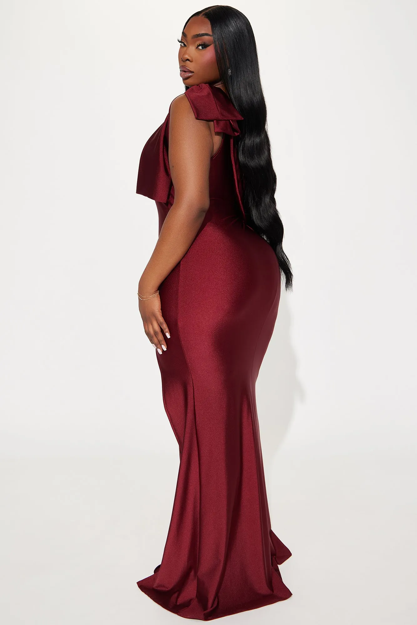 Gabriette Maxi Dress - Burgundy