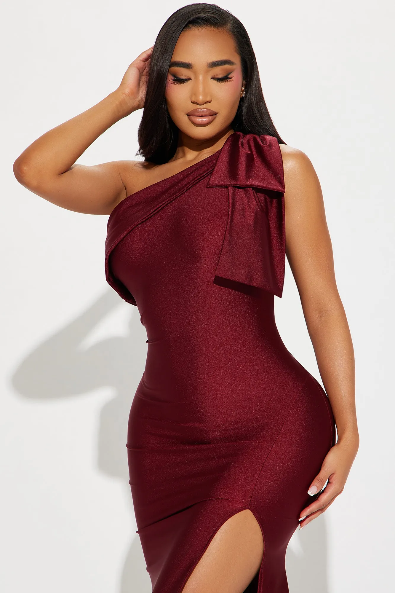 Gabriette Maxi Dress - Burgundy