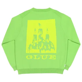 Glue Skateboards Wick Knit Sweater Green