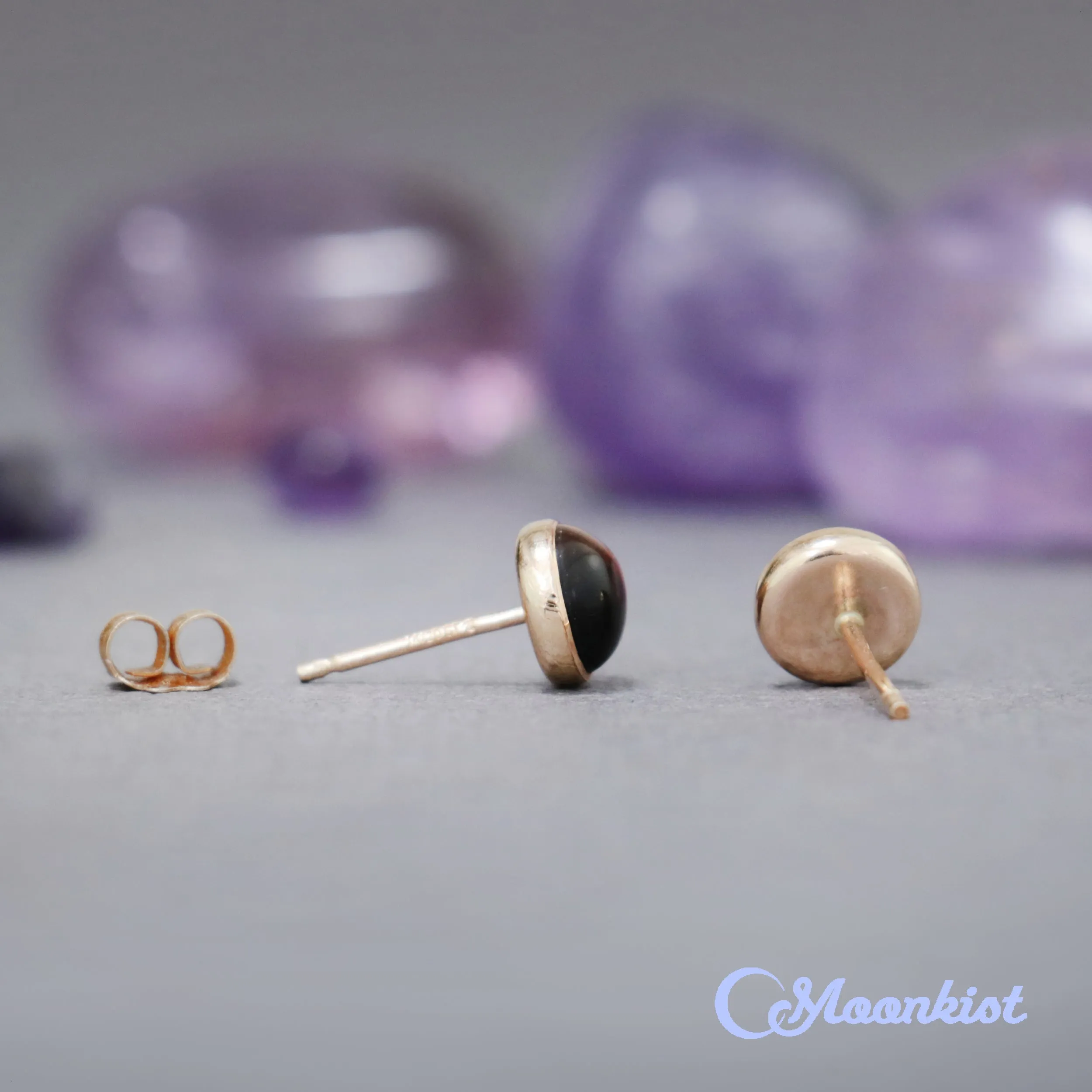 Gold Filled Tiger Eye Stud Earrings  | Moonkist Designs