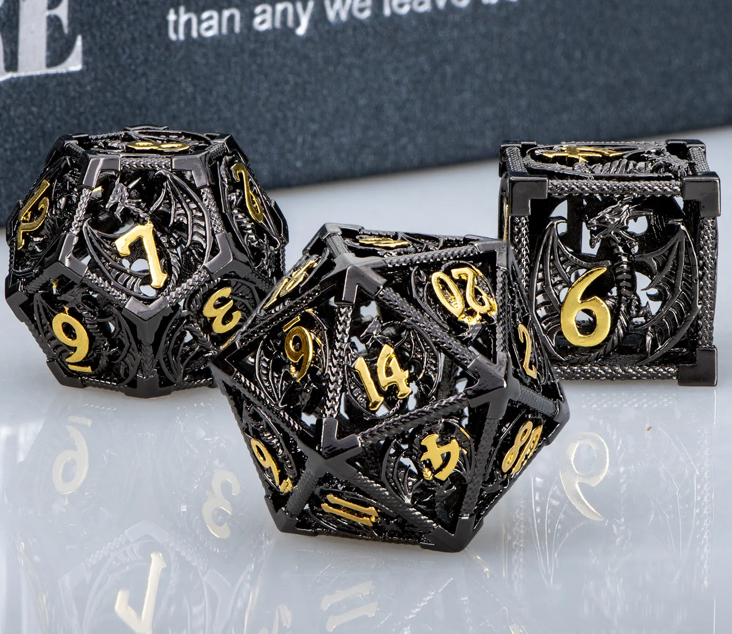 Hollow Dragon Polyhedral Dice