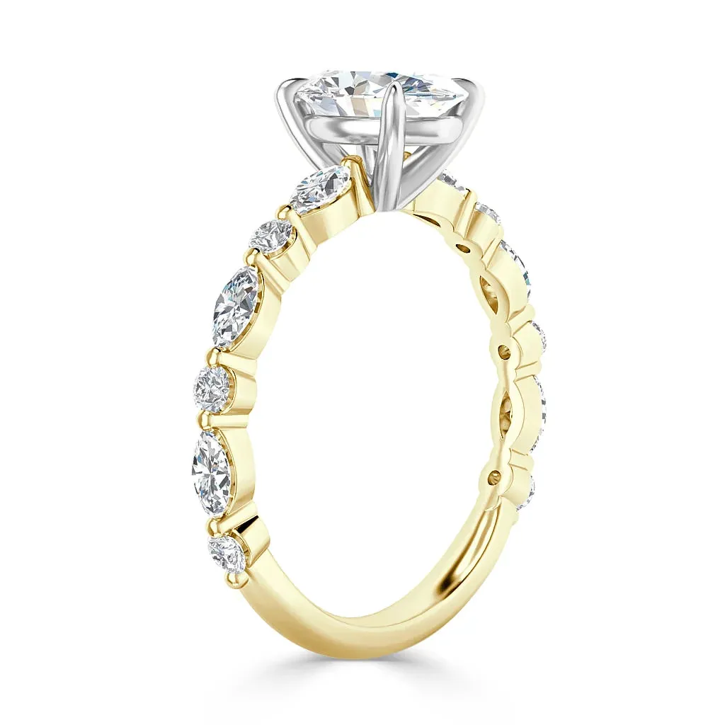 Katerina - 18ct Yellow Gold - Oval