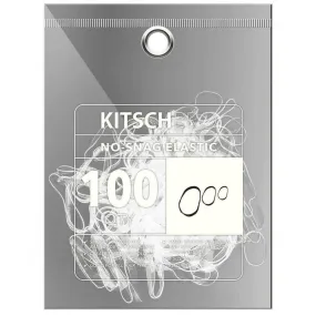 Kitsch No-Snag Elastic 100 Pc Set - Clear