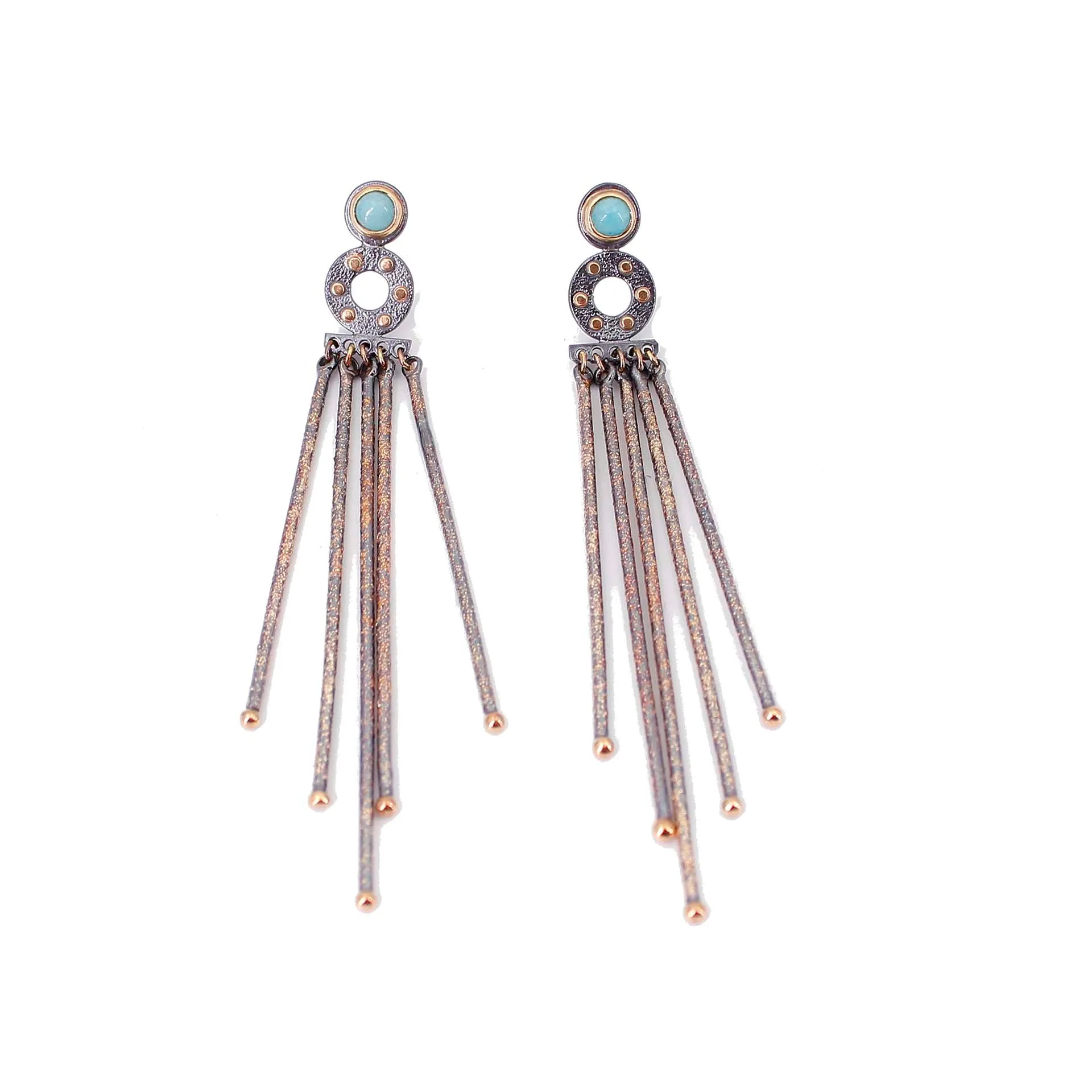 Long Stardust Wire Earrings