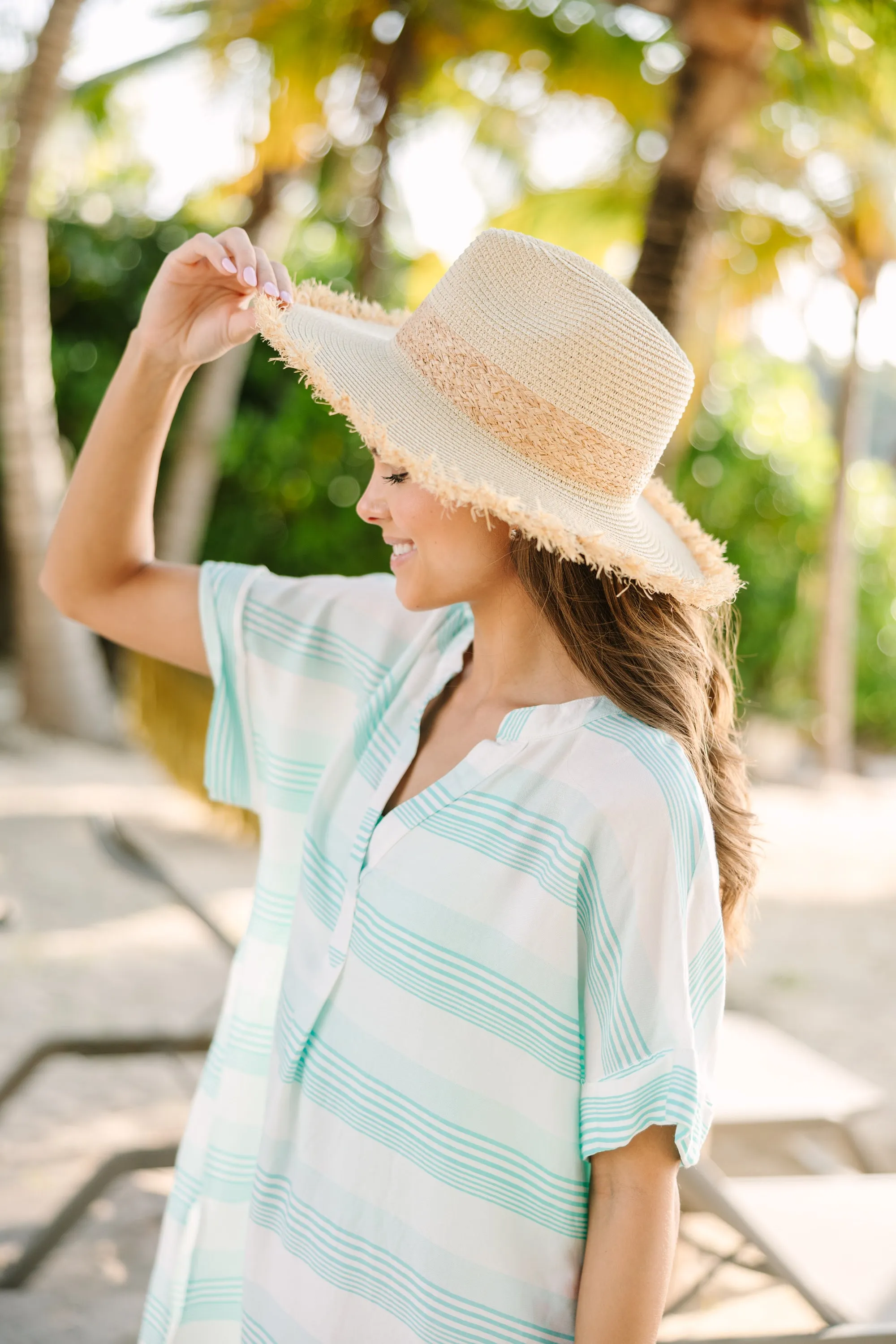 Make Your Day Ivory Straw Hat