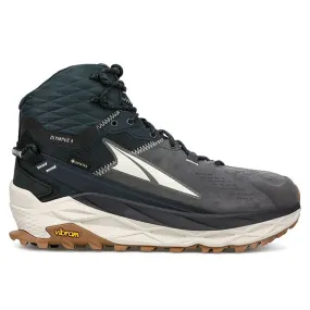 Men's Altra Olympus 5 Mid GTX, Black/Gray, 11.5 D Medium