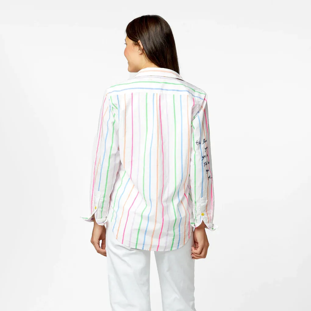 MIA MULTI STRIPE SHIRT - KERRI ROSENTHAL