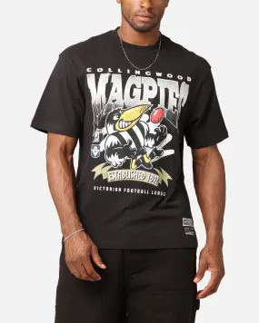 Mitchell & Ness Collingwood Magpies Character T-Shirt Faded Black