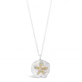 Natural Sand Dollar Necklace - Petite