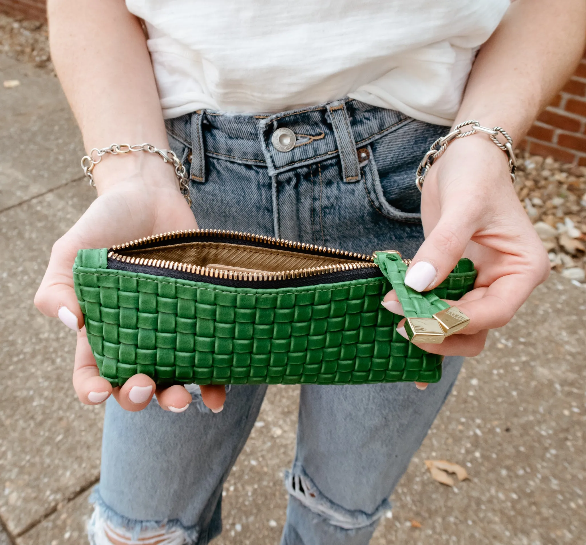 Pencil Pouch | Emerald Weave