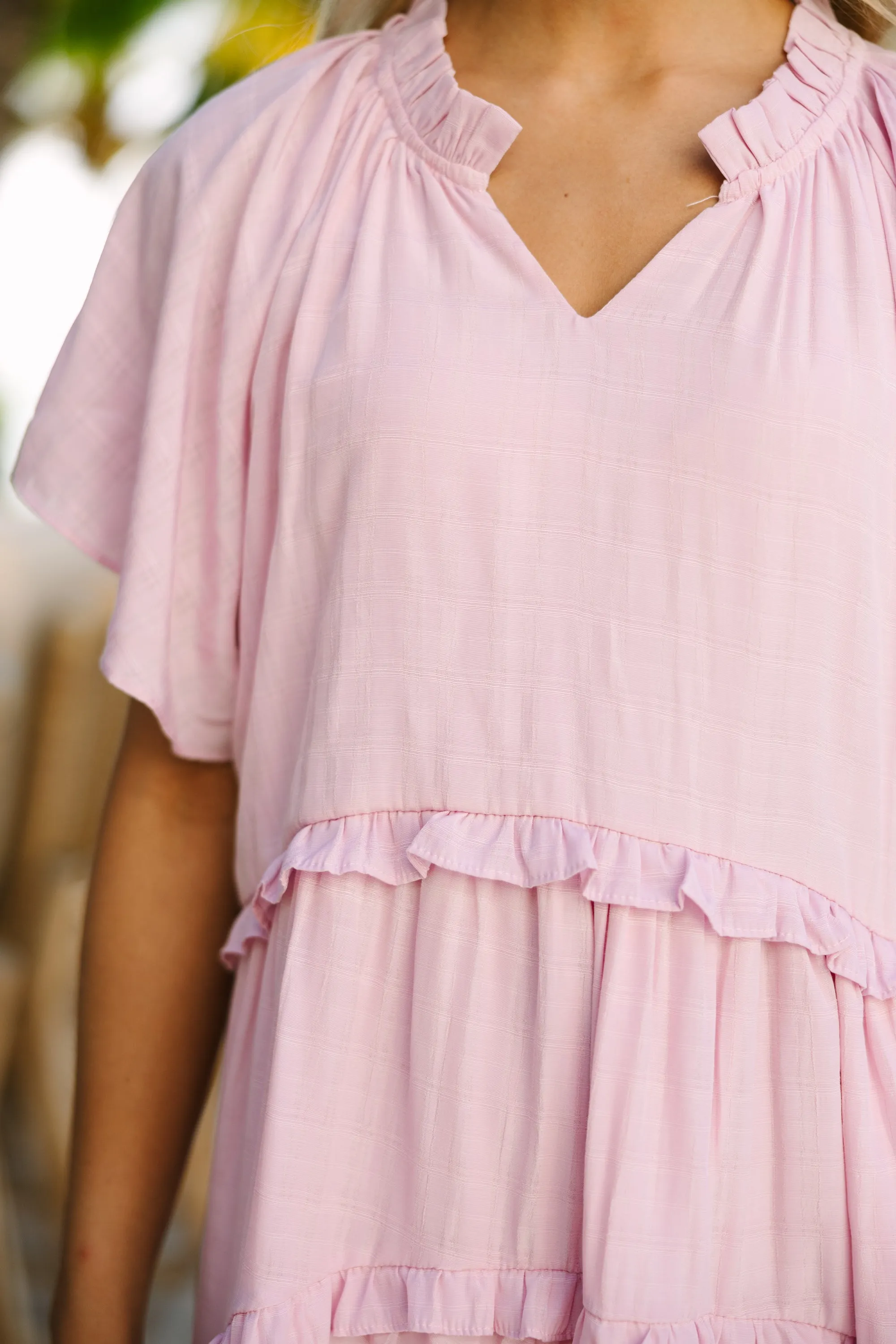 Perfectly You Light Pink Babydoll Dress