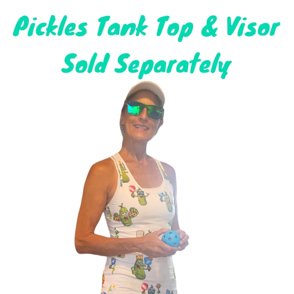 Pickles Playing Pickleball Skorts