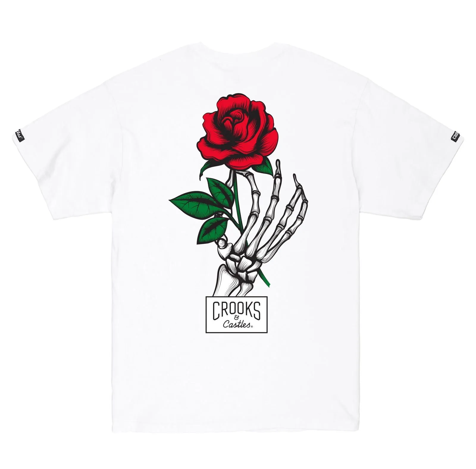 Rose Skeleton Boyfriend Tee