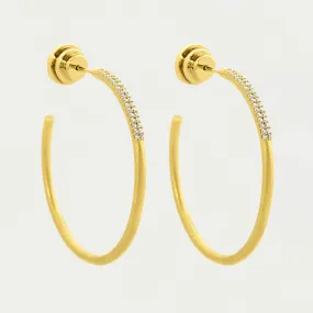 Signature Pavé Hoops